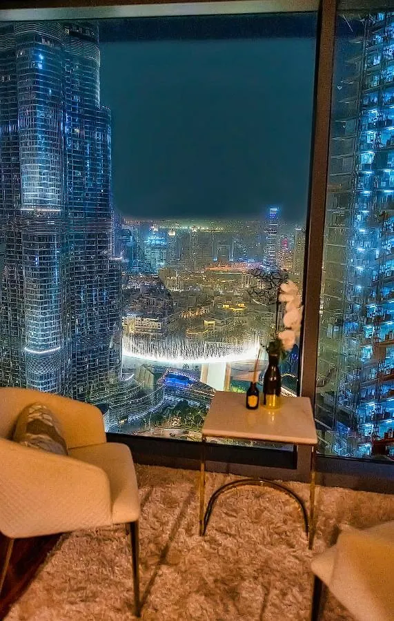 First Class 3Br With Full Burj Khalifa And Fountain View ドバイ アパート