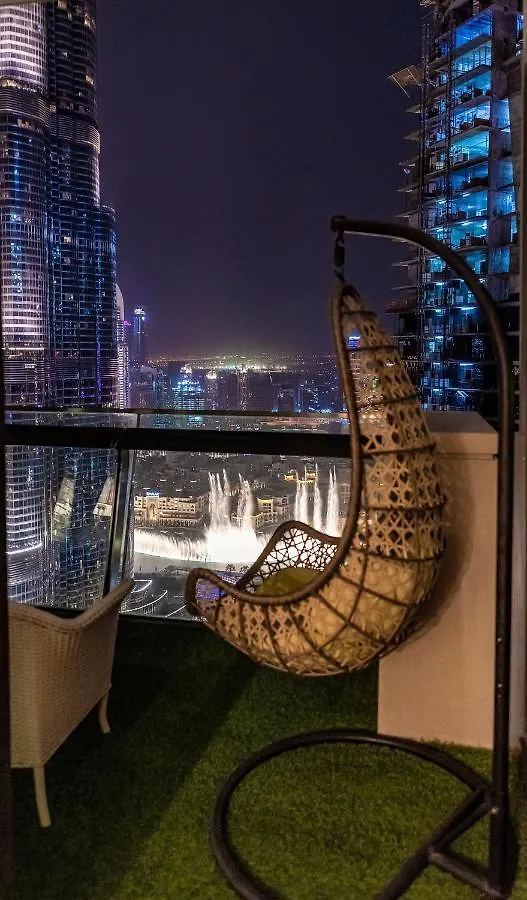 Apartment First Class 3Br With Full Burj Khalifa And Fountain View Dubai
