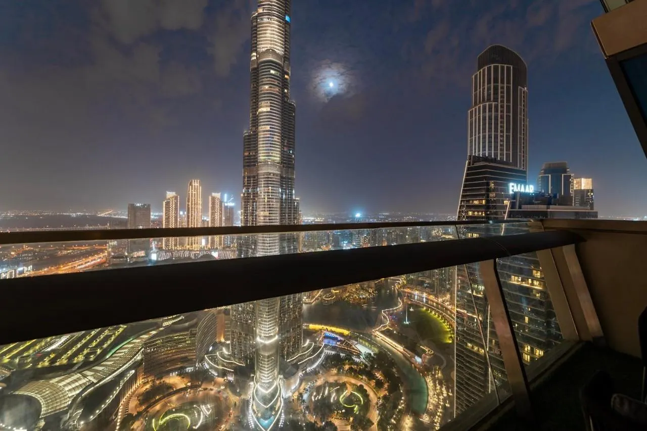 شقة First Class 3Br With Full Burj Khalifa And Fountain View دبي
